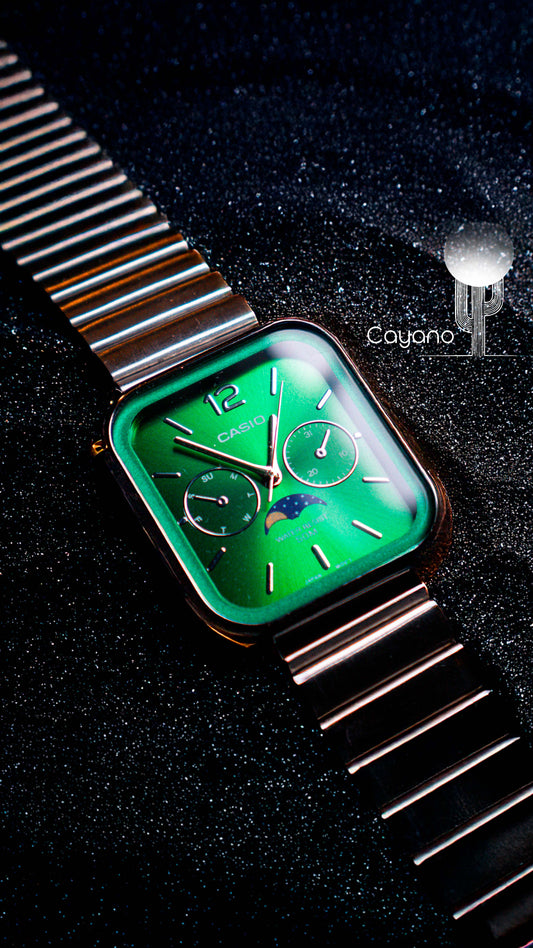 Reloj Estilo MTP-305D Emerald Green